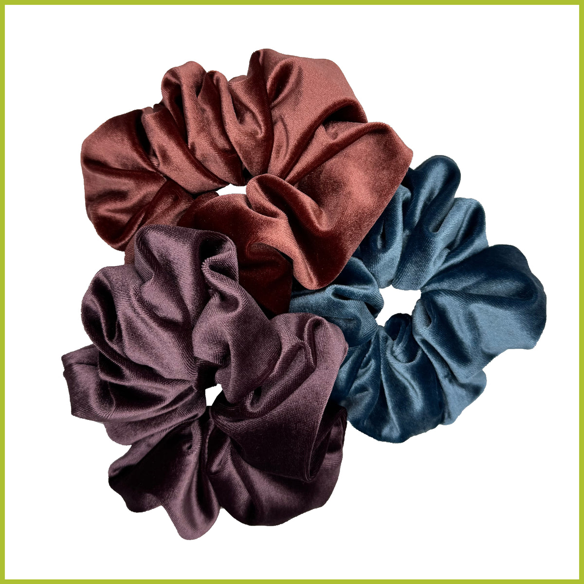 Velvet Vibe Scrunchie Set – Joy Casualwear