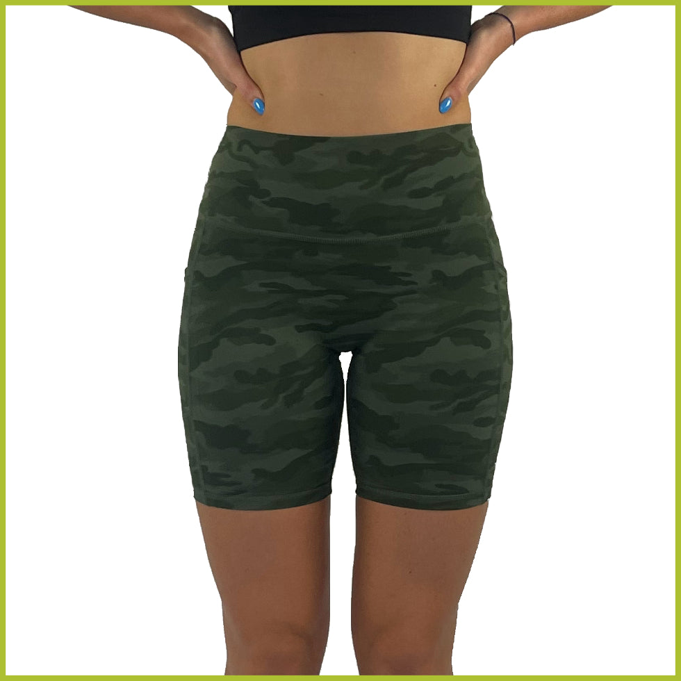 Biker hot sale shorts camo